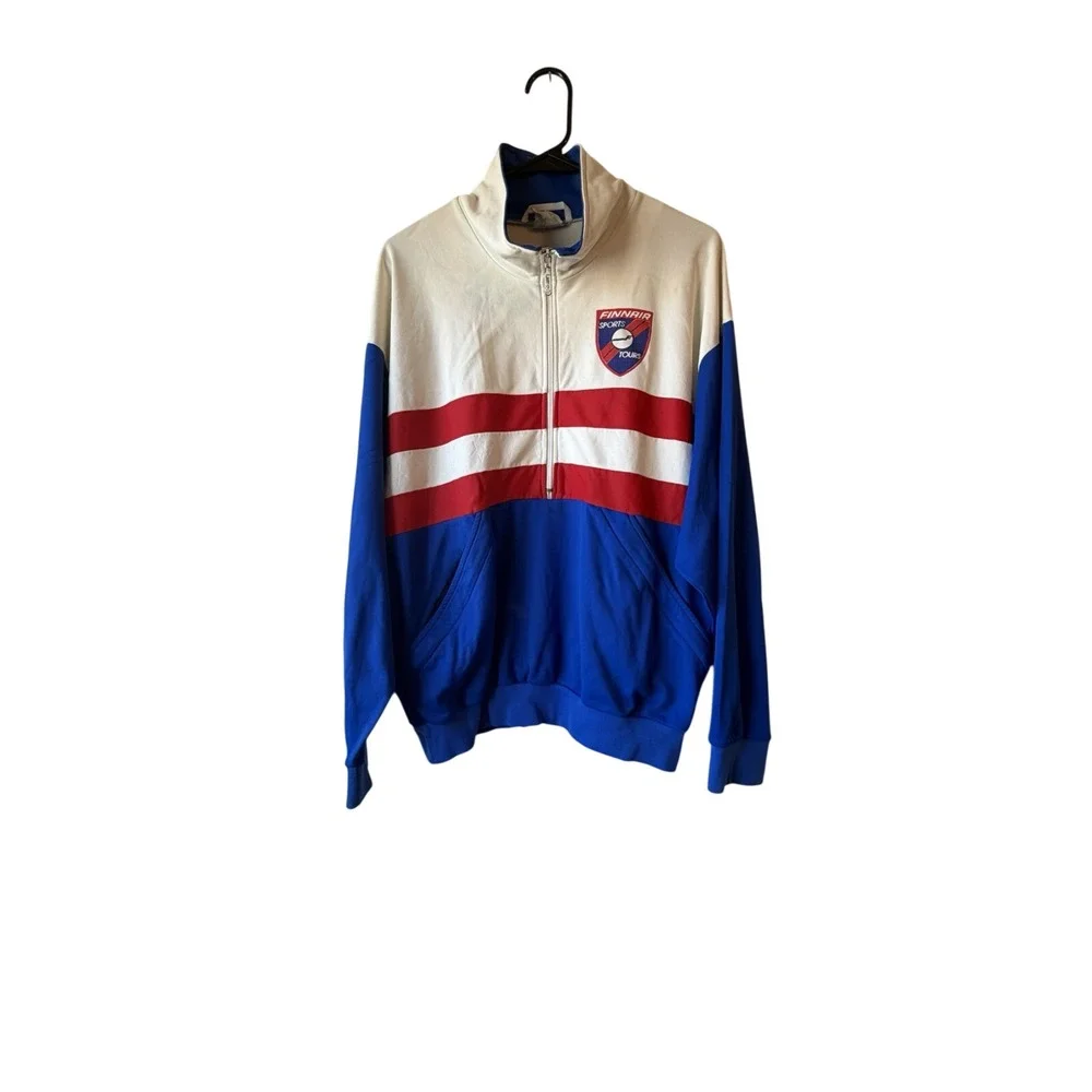 True vintage USA team-style track jacket Size Medium‎